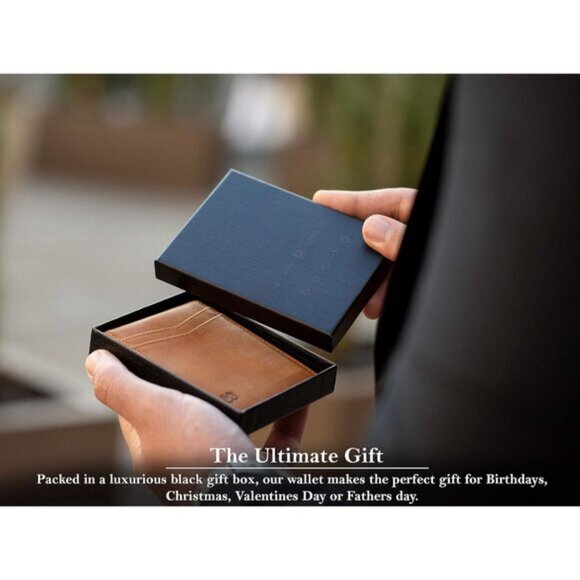 Money Clip Wallet - Mens Wallets slim Front Pocket RFID Blocking - Picture 6 of 6